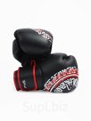 Боксерские перчатки FIGHT EMPIRE, ART, натуральная кожа, чёрные, размер 10 oz