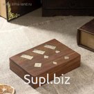Набор настольных игр 3 в 1 в шкатулке "Игрец"