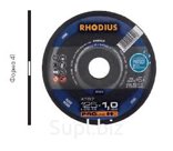 Диск отрезной тонкий по стали RHODIUS XT 67 PROline. XT 67 180x1,5x22,23