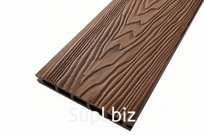 Универсальная доска ДПК NauticPrime шовная, 150*18*3000мм коричневый, П6