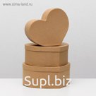 Набор коробок 3 в 1 "Крафт однотонный", 29 х 24 х 12 - 25 х 20 х 10 см