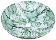 Раковина Bronze de Luxe Flora, зеленый (3008)