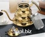 Чайник-кофейник металл с длинным носиком "Золото" 1.2 л Артикул: RA-6281