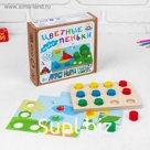 Игровой набор «Цветные пеньки»