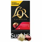 Кофе в алюминиевых капсулах L'OR «Espresso Splendente» для кофемашин Nespresso, 10 шт. х 52 г