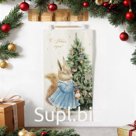 Полотенце Этель «Сказочная ёлка» 40×73 см, 100% хлопок, саржа 190 г/м²