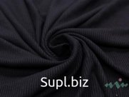 Трикотаж лапша из вискозы цвет «Черный» (22)