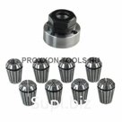 Широкодиапазонные цанги ER20 (2-10 мм) с зажимом Proxxon (24038)