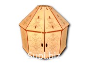 Деревянный конструктор, кукольный домик - юрта