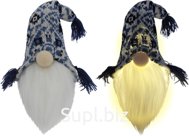 Table lamp Gnome type 2 Color: blue Size: 13x8x22 cm