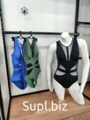 S643 Купальник сдельный Swimwear (40-48) Сетка на груди с узором, вставки сетка по бокам.