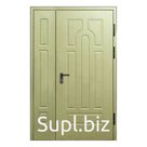 Полуторная противопожарная дверь ei45 МДФ с рисунком