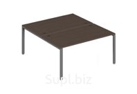 Бенч-система на 2 места, цвет темный дуб