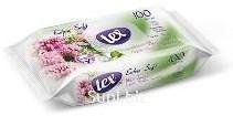 Влажные салфетки TEX WET WIPES 100 SHEET - SUMMER FLOWERS