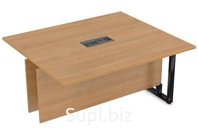 Стол-квадрат бенч средний модуль, цвет романо + черный-глянец