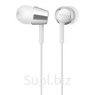 Наушники SONY MDR-EX155АР, проводные, 1,2 м, вкладыши, стерео, белые