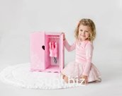 Wardrobe with designer floral print (collection "Diamond princess" pink) Article: 72419