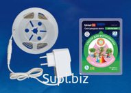 Uniel набор фито лента для растений + б/п, 2м, 7.5W/м 20мкмоль/с ULS-P71-2835-42LED/m-IP65-2M-SPLE (1/24)