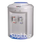 Кулер для воды HOT FROST D75E, настольный, НАГРЕВ/ОХЛАЖДЕНИЕ ЭЛЕКТРОННОЕ, 2 крана, белый/голубой, 110207501