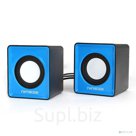 Gembird Гарнизон GSP-100, синий черный, 2 Вт, материал- пластик, USB - питание