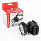 Фонарь аккумуляторный налобный LED5365 5LED 2 режима 220В пластик. черн. (бокс) Ultrafla