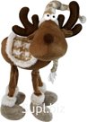 Soft toy Deer in a scarf Color: beige Size: 28x15x61 cm