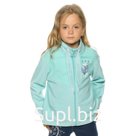 Куртка для девочек, рост 110 см, цвет лазурный