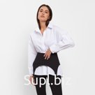 Юбка баска джинсовая женская MIST: Denim, размер 42, чёрная