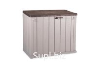 Ящик пластиковый TOOMAX Wood Style 842л СЕРЫЙ/КОРИЧНЕВЫЙ