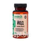 Калия йодат OVERvit, 60 капсул