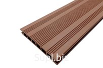 Доска пластиковая террасная композитная Ecodeck (Экодек), 165*23,5 *6000мм, коричневый, П7
