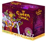 Чай QUEEN LANKA (Королева Ланки) Черный 100 пакетиков по 2г. (12) (Шри-Ланка)