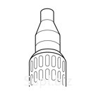 Фен горячего воздуха для усадки термоусаживаемых трубок CV 1983-230 B - 3400 Вт