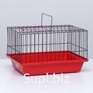 Клетка для морской свинки, 40 х 30 х 25 см красная