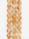 Бусины из цитрина, 45-47 шт. на нитке, 8-9 мм артикул: 7-52/1