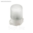 Светильник для бани/сауны ITALMAC Sauna 01 01, до 100Вт, IP65, цилиндр прямой, белый +130°C