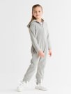 Комбинезон флисовый детский MINAKU: Fleece Soft, серый, рост 128 см