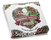 Кедровый грильяж с Малиной , 120 гр