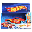 Машина металлическая инерционная "Hot wheels спорткар" 12 см, со светом и звуком арт.1809C673-R