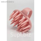 Массажер для мытья головы и ухода за волосами Bradex, цвет розовый