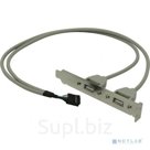 Orient C086, Планка портов в корпус 2xUSB 2.0, oem