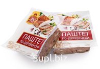 Изделие колбасное мясное запеченое ПАШТЕТ ПО-ДЕРЕВЕНСКИ вакуум