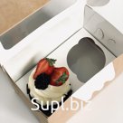 Одноразовая упаковка из картона. Для продуктов и готовых блюд, фаст фуда, кондитерских изделий.