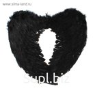 Крылья ангела, на резинке, цвет чёрный