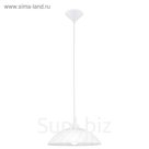 Светильник VETRO 1x60Вт E27 белый 35x35x110см