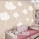 Фотообои флизелиновые встык "Нежные цветы" 8,1 м2, 300х270 см, моющиеся обои флизелиновые на стену