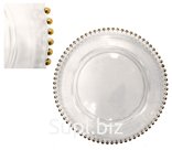 Atlas Collection dish, 34x3cm, glass