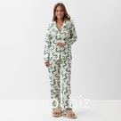 Пижама новогодняя женская (рубашка и брюки) KAFTAN "Змеи" размер 48-50