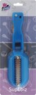 Fish cleaning knife with scale container. Color: blue.