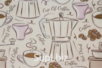 PVC Coffee Napkin Size: 30x45cm Color: Assorted